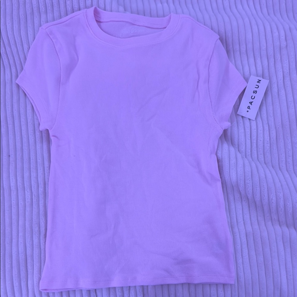 PacSun xs light pink tee
